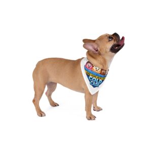 Dog Bandana with the Cold Case Ice Cream Food Crimes design from Casey and Scout.