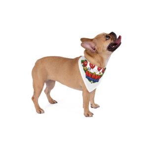 Berry Suspicious - Pet Bandana - Funny Crime Scene - Dog or Cat Accessory