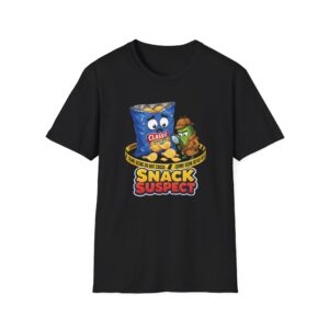 True Crime T-Shirt - Crime Scene - Snack Suspect - Chips - Choice of Colors - Casey and Scout